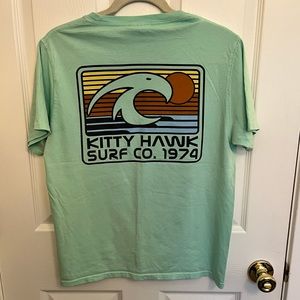 Teal surf shop tee - OBX